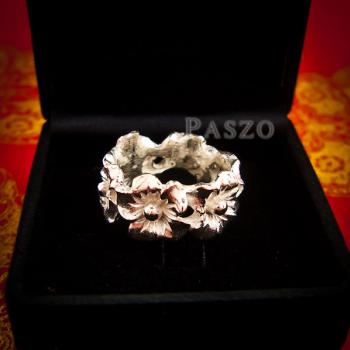แหวนดอกไม้ แหวนเงินแท้925  #3