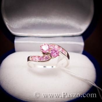 แหวนพลอยสีชมพู pink topaz #3