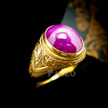 แหวนทองผู้ชาย แหวนทับทิม แหวนกินบ่อเซี่ยง #1