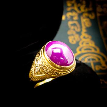 แหวนทองผู้ชาย แหวนทับทิม แหวนกินบ่อเซี่ยง #4