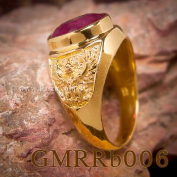 แหวนทับทิม แหวนทอง90 ลายพญาครุฑ #4