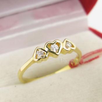 แหวนเพชร รูปหัวใจ แหวนทอง5 #1