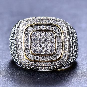 แหวนเพชร แหวนผู้ชาย แหวนทองชุบ #2
