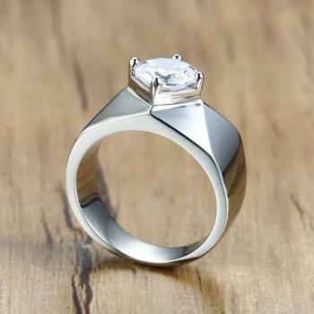 แหวนเพชร แหวนผู้ชาย แหวนสแตนเลส #3