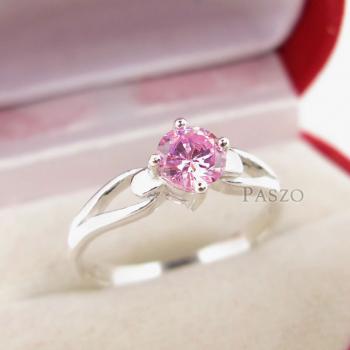 แหวนพลอยสีชมพู แหวนโทพาซสีชมพู PinkTopaz #3