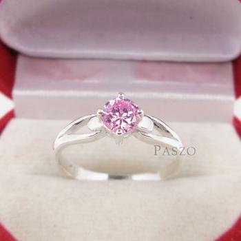 แหวนพลอยสีชมพู แหวนโทพาซสีชมพู PinkTopaz #5