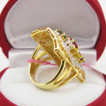 แหวนพลอยนพเก้า แหวนนพรัตน์ แหวนทอง18k #4