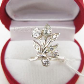 แหวนเพชร แหวนช่อดอกไม้ ฝังเพชร #2