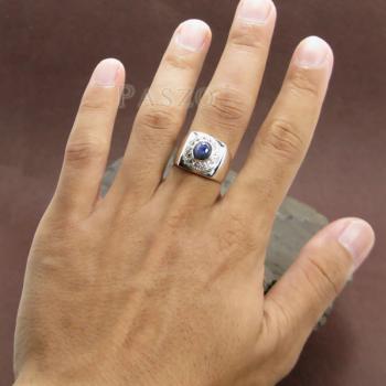 แหวนพลอยนิหร่า แหวนไพลิน แหวนผู้ชาย #4