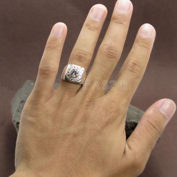 แหวนเพชร แหวนทรงสี่เหลี่ยม แหวนผู้ชาย #5