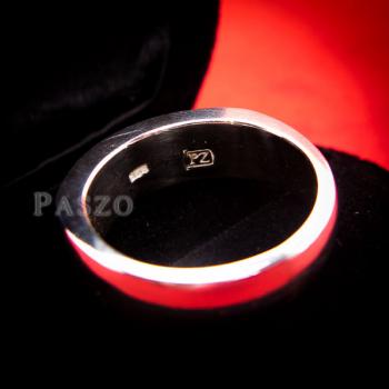 แหวนนามสกุล แหวนลงยาสีแดง แหวนนามสกุลไม่แกะลาย #8