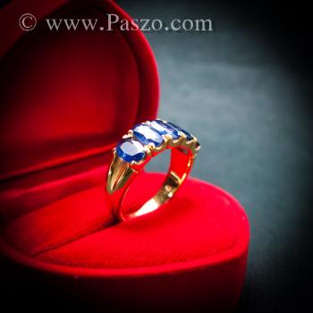 แหวนทอง แหวนพลอยไพลิน แหวนแถว #7