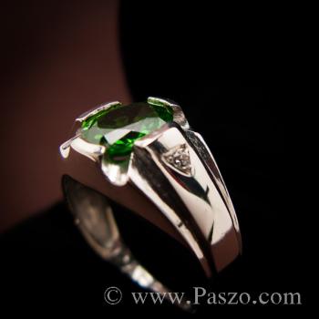 แหวนแห่งแสง แหวนมรกต พลอยสีเขียว #6