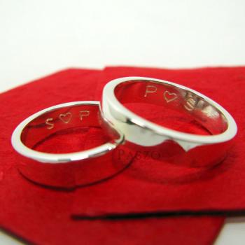 แหวนคู่รัก แหวนเกลี้ยง แหวนหน้าเรียบ #2