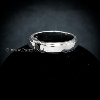 แหวนนิล แหวนลดระดับขอบแหวน แหวนเงินแท้ #5