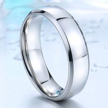 แหวนสแตนเลส แหวนเกลี้ยง หน้ากว้าง6มิล #1