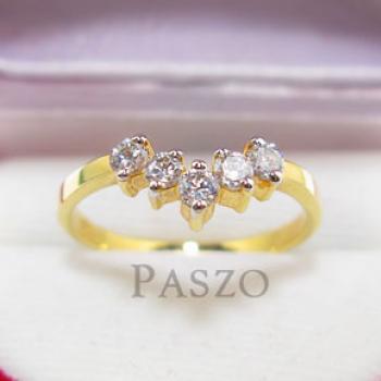 แหวนเพชร แหวนมงกุฎ แหวนทองชุบ #3