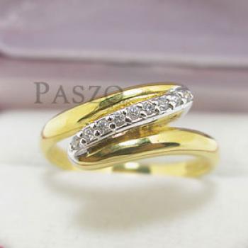 แหวนเพชร แหวนซิกแซก แหวนทองชุบ #3