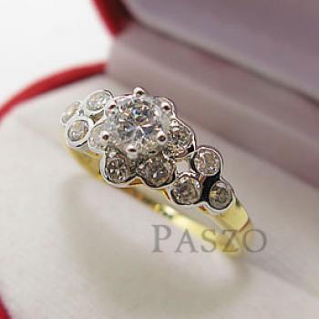 แหวนดอกไม้ แหวนเพชร แหวนหัวชู #2