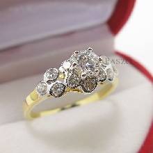 แหวนดอกไม้ แหวนเพชร แหวนหัวชู แหวนทองชุบ
