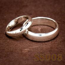 แหวนคู่รัก แหวนเงินเกลี้ยง แหวนหน้าโค้ง กว้าง6มิล กว้าง4มิล แหวนเงินแท้