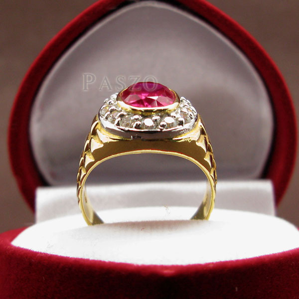 แหวนโรเล็กซ์ แหวนพลอยผู้ชาย แหวนทับทิม #4