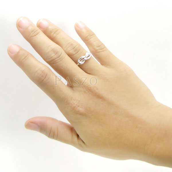 แหวนแห่งรักนิรันดร์ แหวนเงินแท้ แหวนอินฟินิตี้ #5