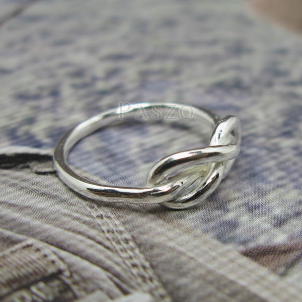 แหวนแห่งรักนิรันดร์ แหวนเงินแท้ แหวนอินฟินิตี้ #6