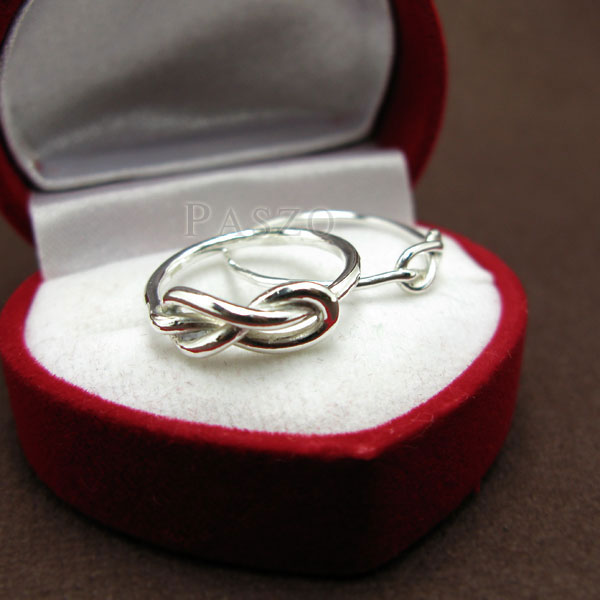 ชุดแหวนคู่รัก แหวนเงินคู่ แหวนแห่งรักนิรันด์ #3