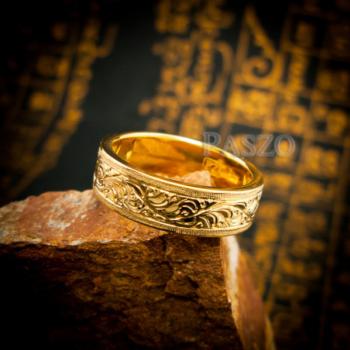 แหวนทองเกลี้ยง แหวนลายไทย แหวนทองแท้ #4