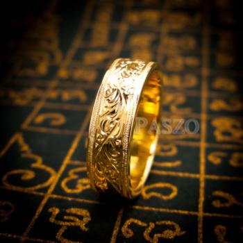 แหวนทองเกลี้ยง แหวนลายไทย แหวนทองแท้ #7