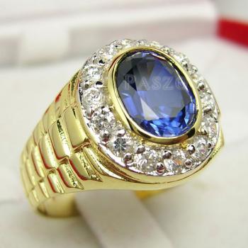 แหวนทองผู้ชาย แหวนไพลิน แหวนโรเล็กซ์ #1